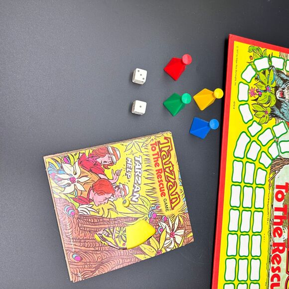 Tarzan To The Rescue Board Game 1977 - Picture 4 of 6